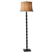Adesso Stratton Floor Lamp, Painted black metal