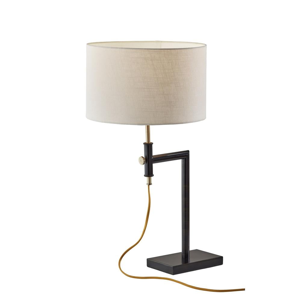 Adjustable Bronze Mid-Century Modern Table Lamp