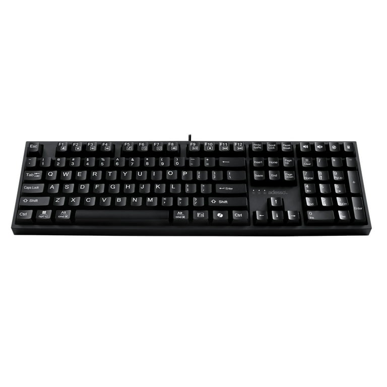 Adesso EasyTouch 670UB Keyboard, Black - Walmart.com Adesso EasyTouch 670UB Keyboard, Black - Walmart.com