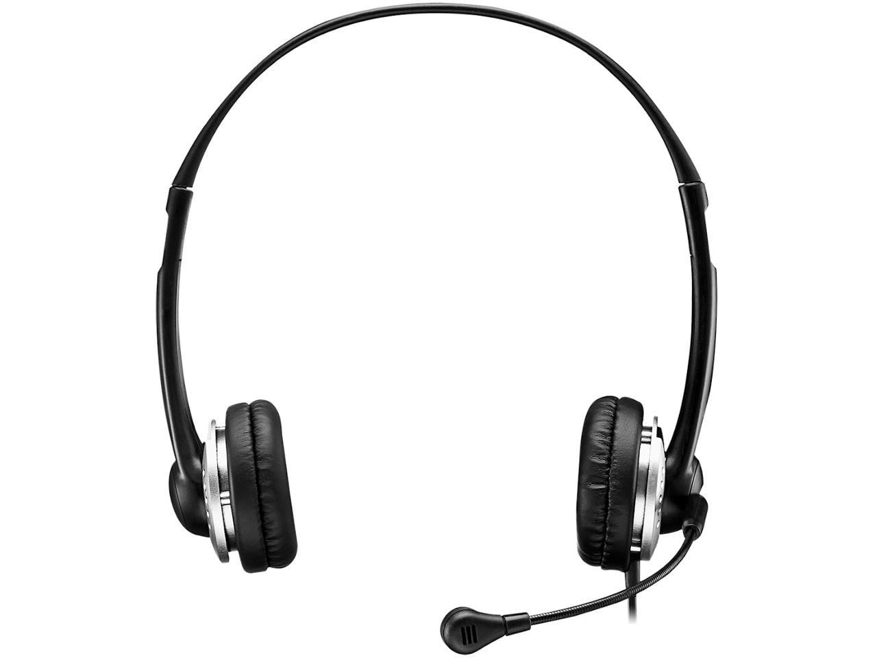P2 Mic Adesso Xtream P2 USB Wired Multimedia Headset, Noise Cancelling Ear ...