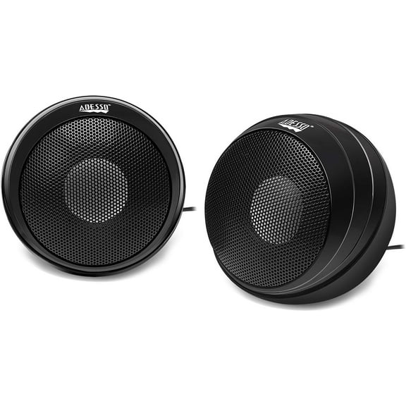 Adesso Xtream S4 USB-Powered Desktop Computer Speaker with Dynamic Sound - 5W x 2 - Works with Zoom, Microsoft Team, Skype, Webex and Google Meet