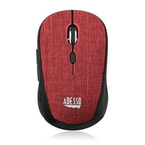 Adesso iMouse S80R - Wireless Fabric Optical Mini Mouse - Red
