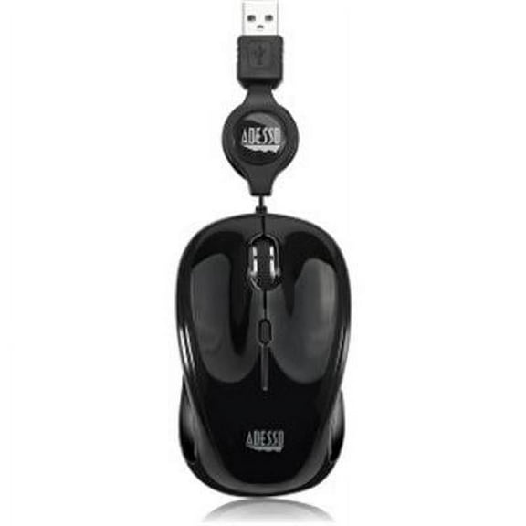 RETRACTABLE OPTICAL MOUSE BLACK