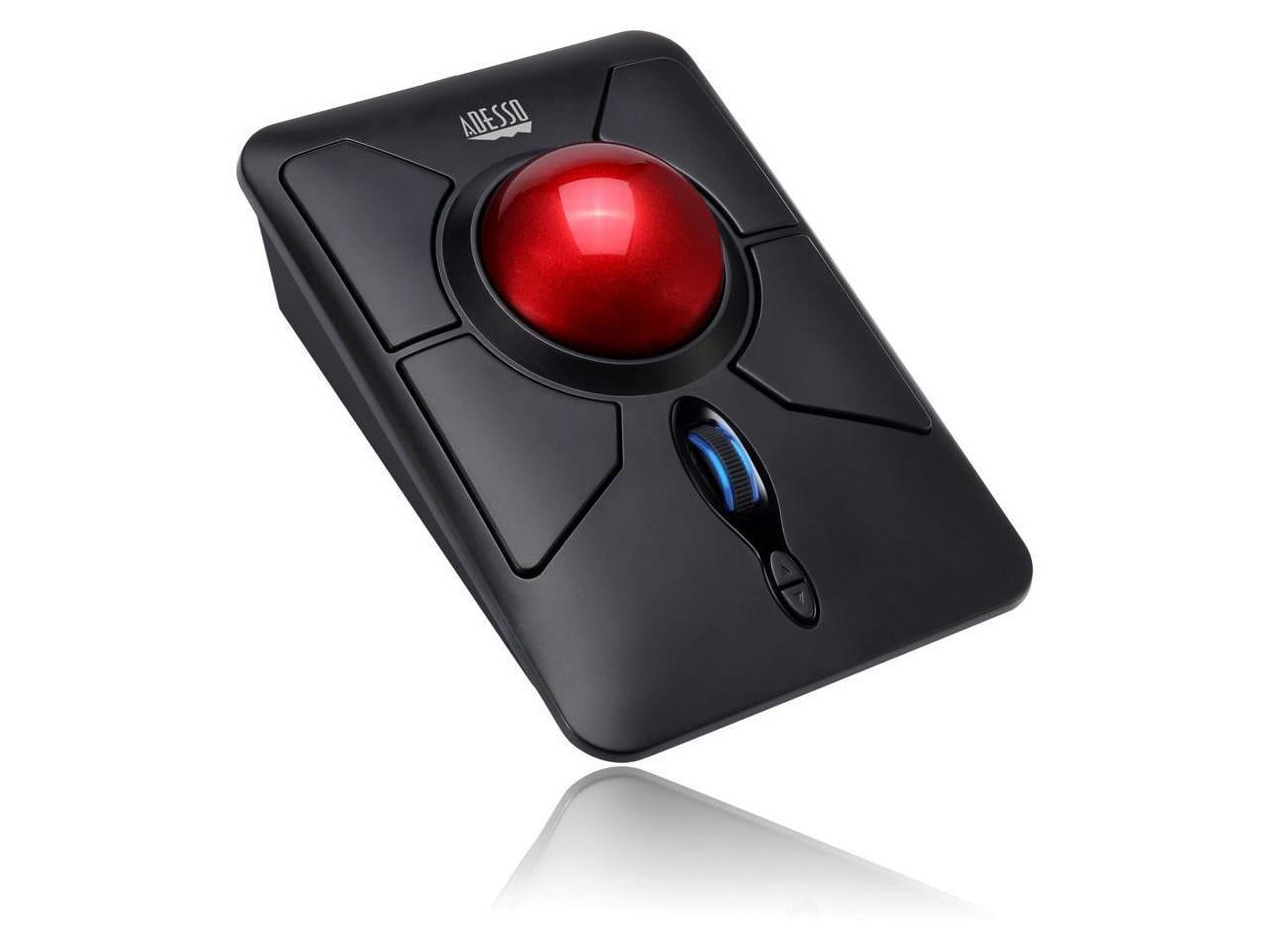 Adesso iMouse T50 Wireless Programmable Ergonomic Trackball Mouse