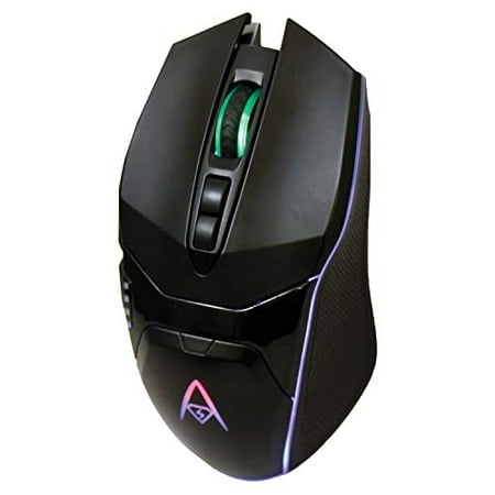 Adesso iMouse X5 RGB Illuminated Gaming Mouse - Optical - Cable - USB - 6400 dpi - Scroll Wheel - 7 Buttons - Right-Handed Only