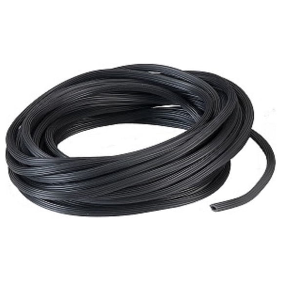 Saint Gobain Fsp8541-U 0.16" X 25' Black Ribbed Spline