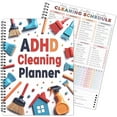 thumbnail image 1 of Adhd Cleaning Planner for Adults and Teens Adhd Cleaning and Organizing Planner Cleaning Schedule and Checklist Notebook List Daily Weekly Monthly for Home Chore Chart Adhd Daily Planner, 1 of 7