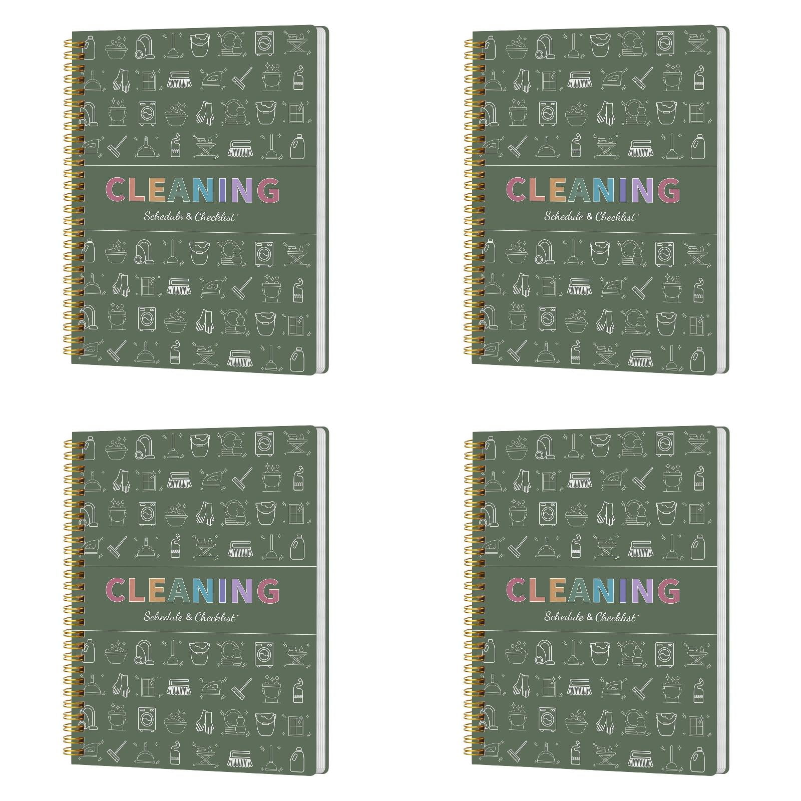 Adhd Cleaning Planner for Adults – Undated Daily, Weekly & Monthly Cleaning Schedule & Checklist – Household Chores Organizer Notebook for Home Management, Routine Tracking & Family Cleaning Tasks