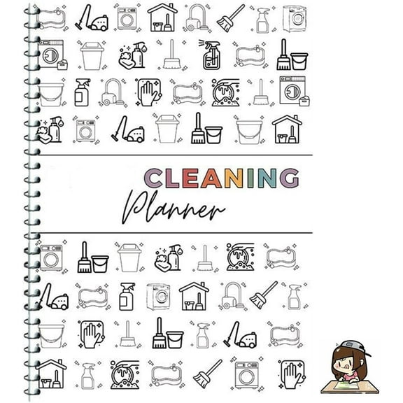 Adhd Cleaning Planner,Cleaning Plan Schedule,Cleaning List Checklist Schedule,Cleaning and Organizing Planner, Daily Weekly Monthly Checklist for Home, DIY Home Cleaning Plan Bookr