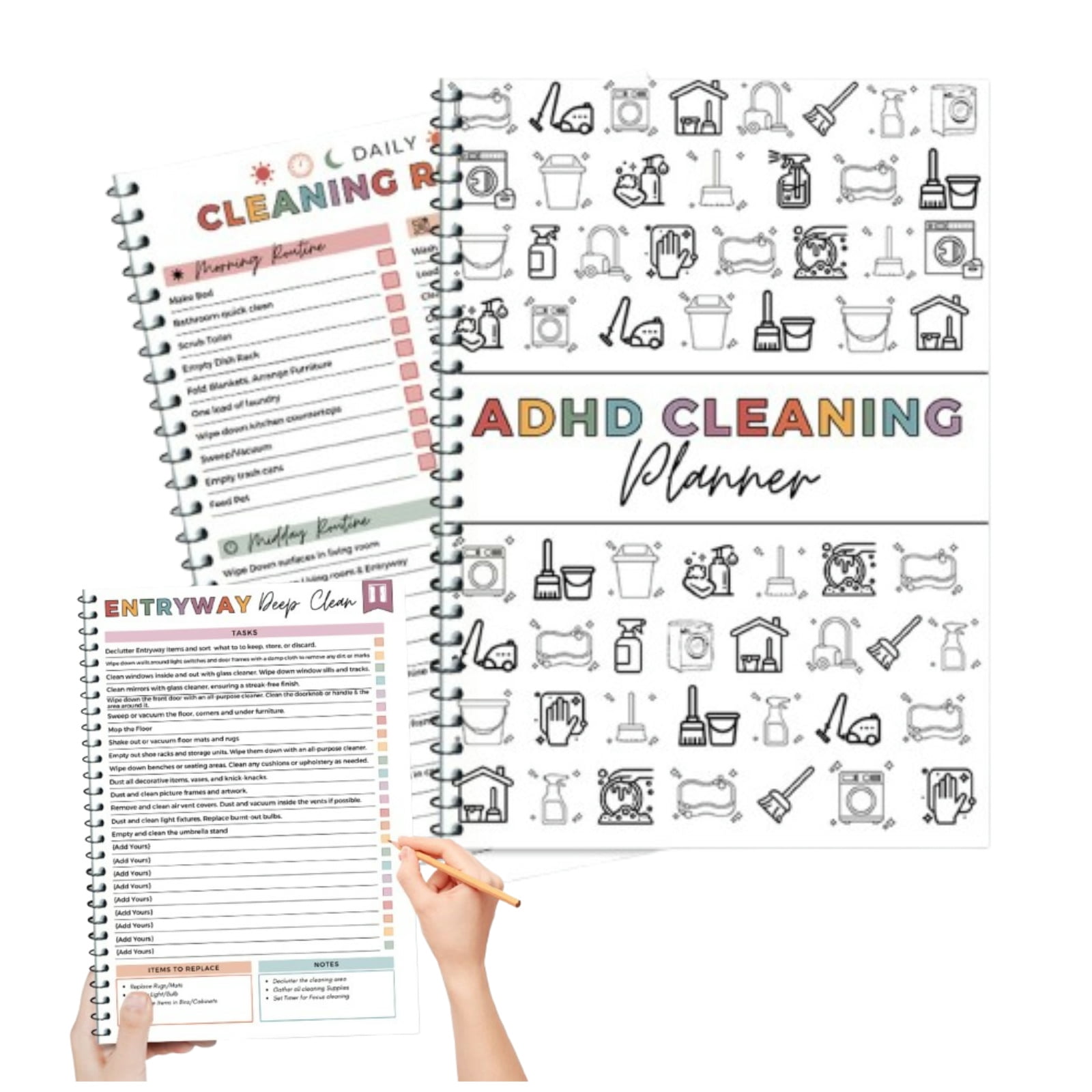 Free Printable Buy Weekly Cleaning Checklist: Daily Weekly And Monthly ...
