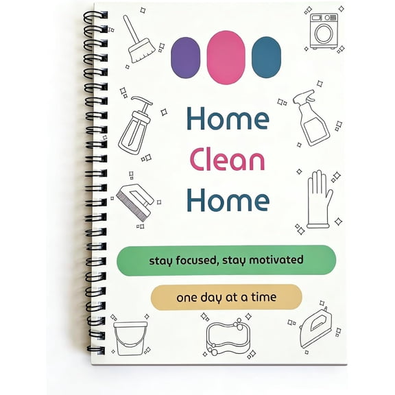 Adhd Cleaning Planner,Household Cleaning Planner, Daily, Weekly And Monthly House Cleaning Schedule And Checklist, Kitchen Bathroom Bedroom Specific Cleaning Schedules for Adults (pink)