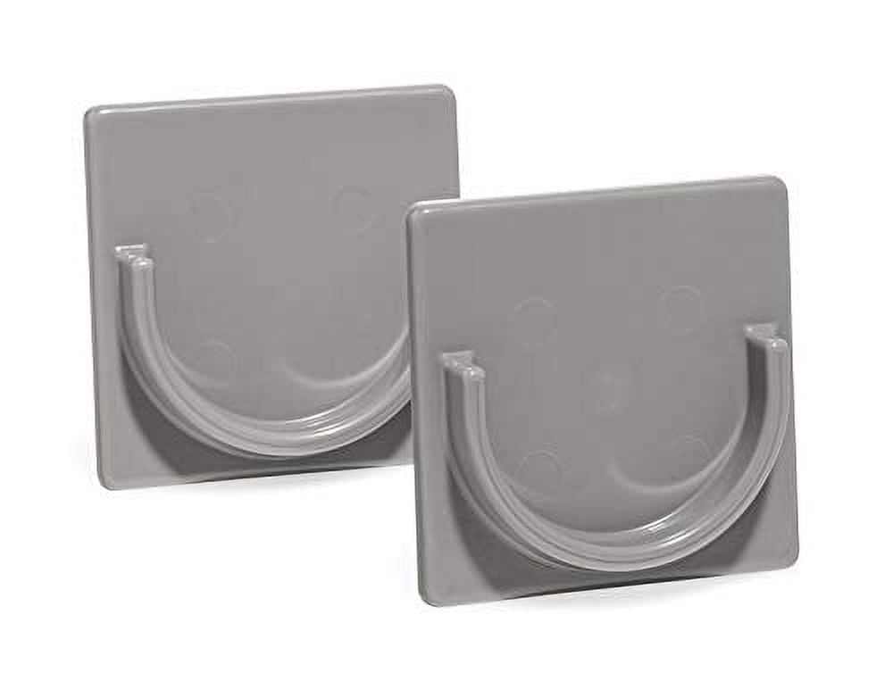 Adherion Adhesive Shower Curtain Rod Holder Rod Retainer No