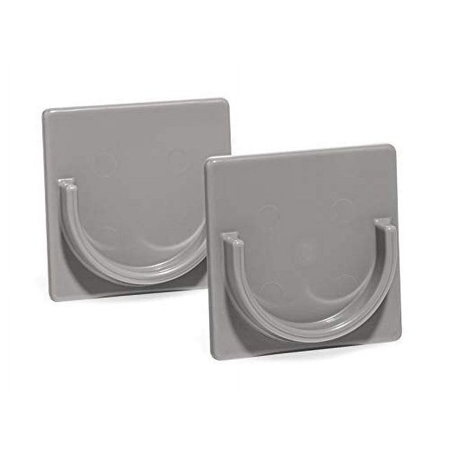 Adherion Adhesive Shower Curtain Rod Holder Rod Retainer No