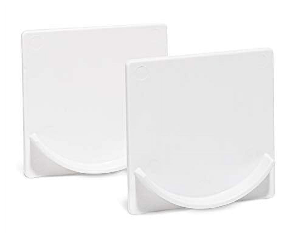 Adherion ExtraLarge Adhesive Shower Curtain Rod Holder Rod Retainer