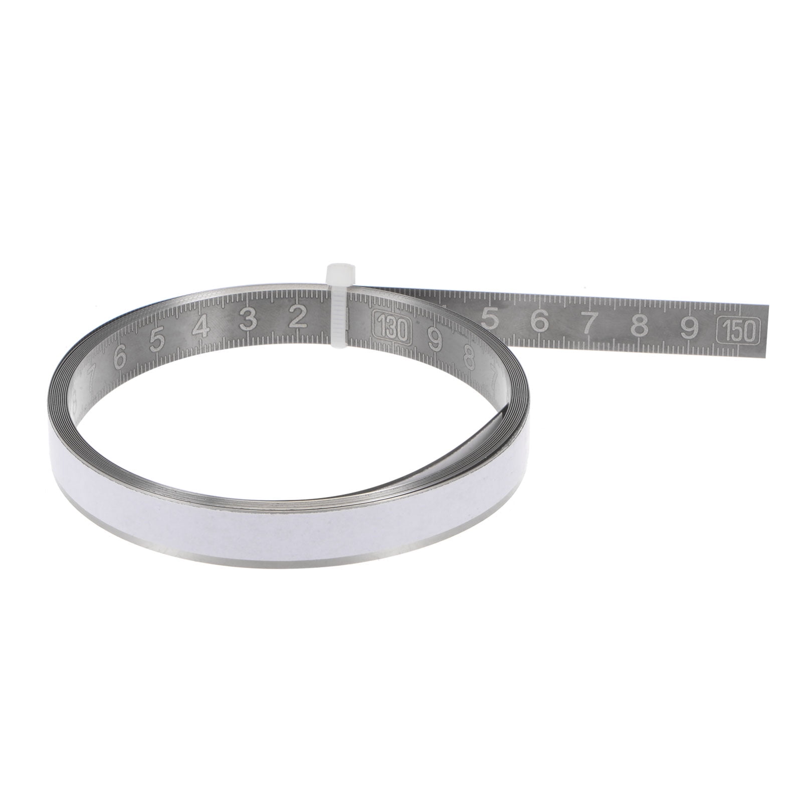 Adhesive Back Tape Measure 300cm Middle to Both Sides Stainless Steel