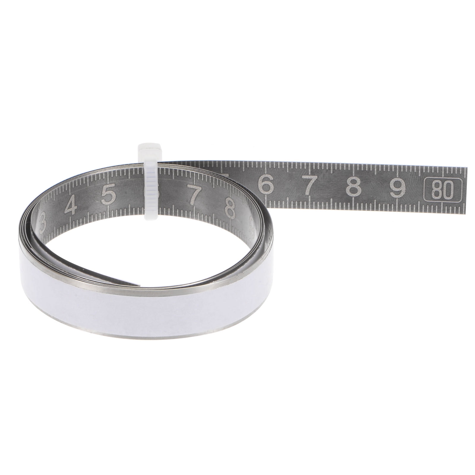 Adhesive Back Tape Measure 80cm Left to Right Stainless Steel Sticky Ruler Tape for Work Bench