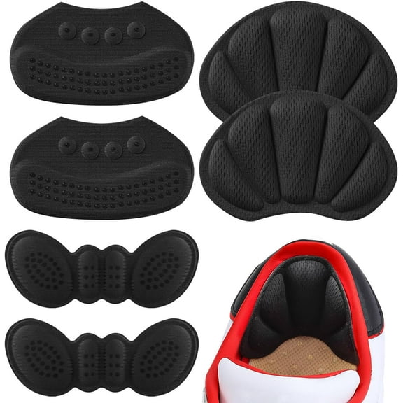 Adhesive Back of Heel Cushion Pads, Heel Grips Inserts for Boots, Too Big Loose Shoes, Reusable Heel Guards Liners for Women Men, Improve Shoe Fit