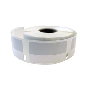 Adhesive Backed Bin Tag Labels, Gray
