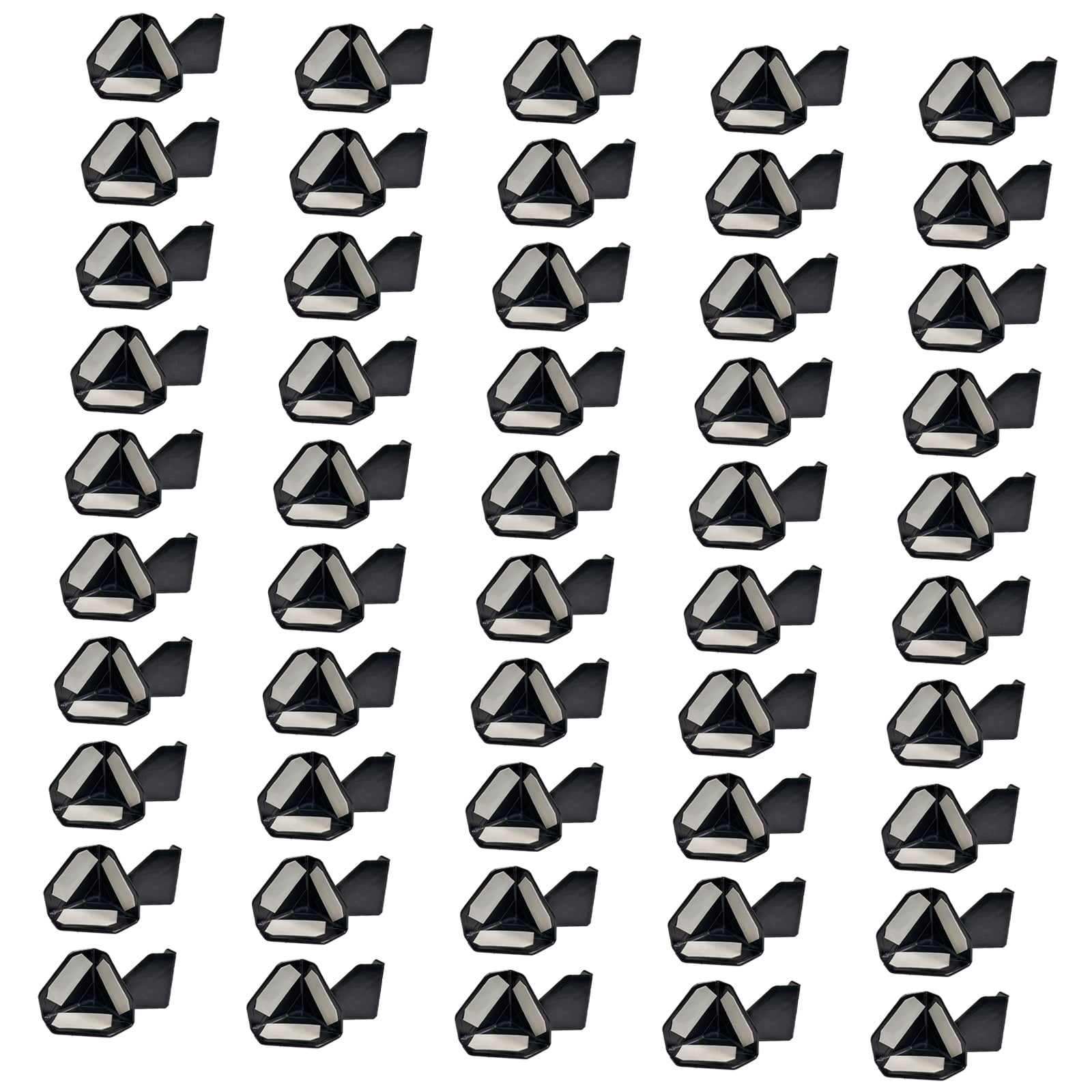 Adhesive-Backed Carton Corner Guards, 50 Plastic Three-Panel Protectors ...