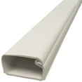 thumbnail image 1 of 3/4" Adhesive Backed Locking Channel Cord Concealer & Wire Hider Raceway - Size: 0.75"W x 0.5"H - White - Stick Length: 46 Inches - 3 Pack, 1 of 5