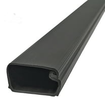 3/4" Adhesive Backed Locking Channel Cord Concealer & Wire Hider Raceway - Size: 0.75"W x 0.5"H - Black - Stick Length: 46 Inches - 1 Piece
