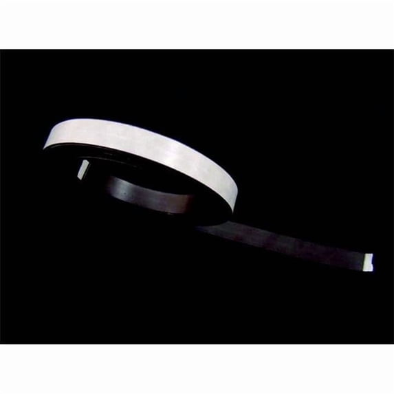 Adhesive Backed Magnetic Rubber Strip, 1 In. x 10 Ft.