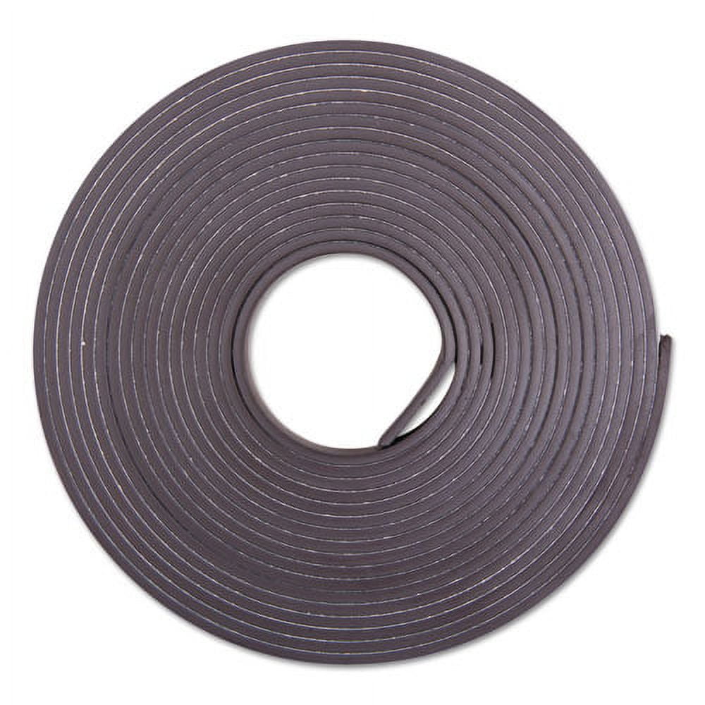 Promag Magnetic Strip Adhesive 1 inchx 10ft, Black