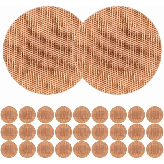 Adhesive Bandages 100Pcs 1.18 Inch Breathable Elastic Fabric Wound Care Stickers for Finger Knuckle Protection Flexible Waterproof Bandage Plasters