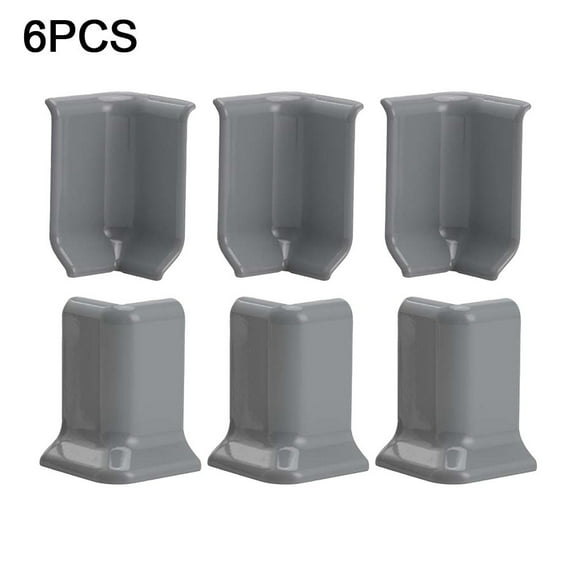 Adhesive Baseboard Corner Blocks 5.4 cm Height Baseboard Wall Base Corner Trim