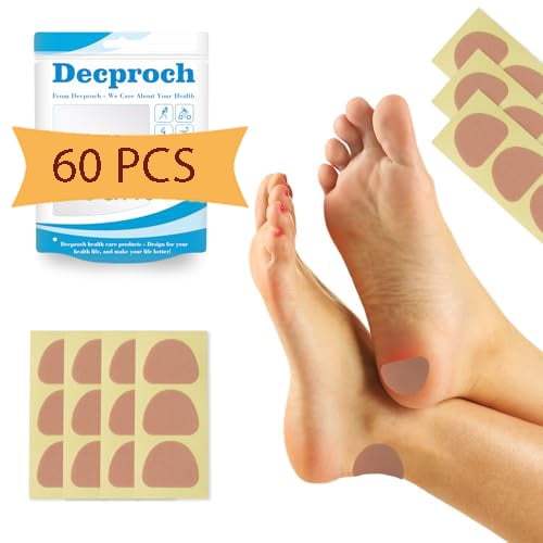 Adhesive Blister Prevention Flannel Thick Moleskin Pads 20 Sheets for Feet, Heels, Toes 60 Piece