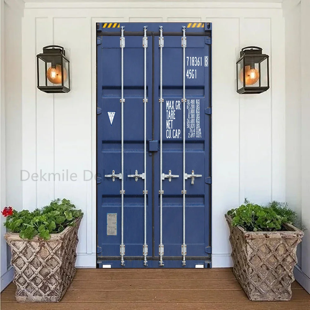 Adhesive Blue Black White Red Pink Green Container Teleph Booth Door