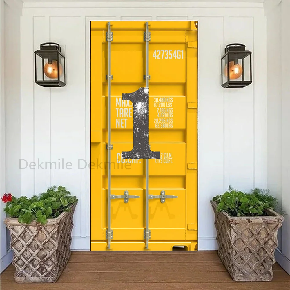 Adhesive Blue Black White Red Pink Green Container Telephone Booth Door ...