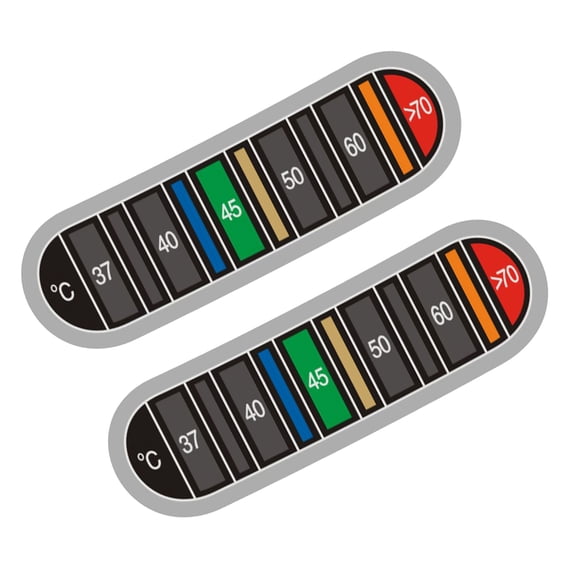 Adhesive Color Temperature Display Stickers Bottle Thermometers Strips for Milk Bottles for Testing Water Temperatur