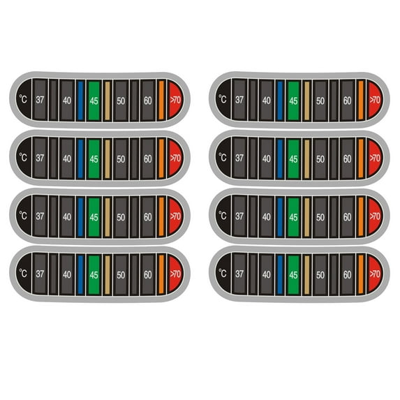 Adhesive Color Temperature Display Stickers Bottle Thermometers Strips for Milk Bottles for Testing Water Temperatur
