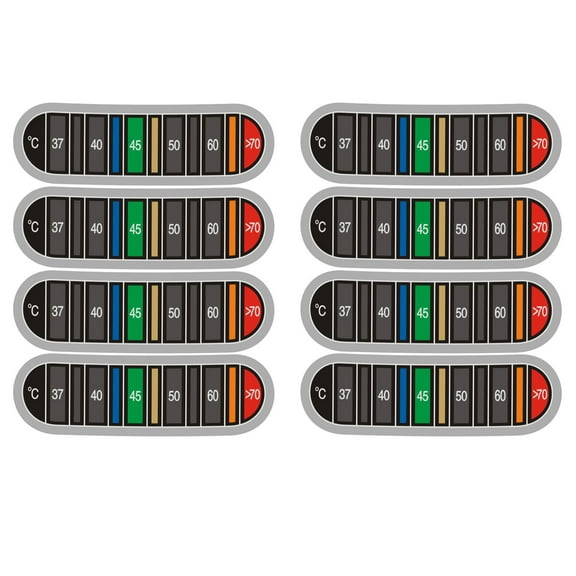 Adhesive Color Temperature Display Stickers Bottle Thermometers Strips for Milk Bottles for Testing Water Temperatur