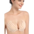 thumbnail image 1 of Adhesive Bra Breathable Invisible Sticky Bra for Women Silicone Seamless Push Up Bra, 1 of 8