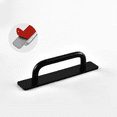 thumbnail image 1 of Adhesive Cabinet Handles Self Stick Drawer Pulls Stick On Handle Black Cabinet Pulls No Drilling Push Pull Helper For Kitchen, 1 of 9