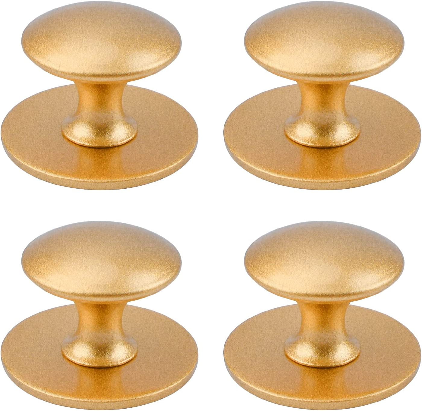 SelfStick 4pcs Adhesive Knobs, Stainless Steel Drawer Pulls