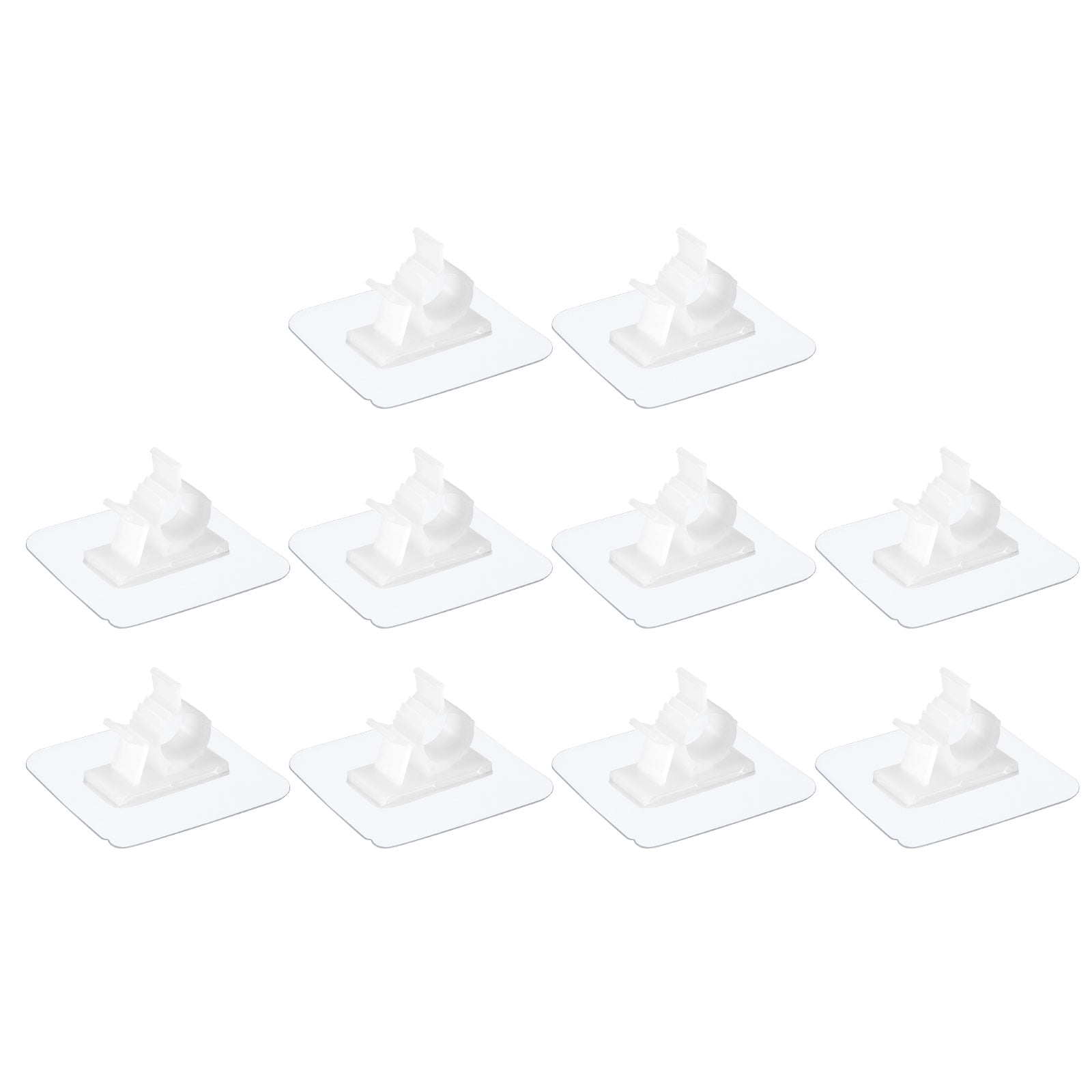 Adhesive Cable Clips, 10 Pack Fit for 1013mm OD Adjustable Plastic