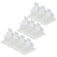 thumbnail image 1 of Adhesive Cable Management Clip 30Pcs PE Cord Clamps 13 to 16mm Adjustable USB Cords Mouse Cables White, 1 of 5