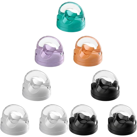 Adhesive Cable Wire Clips,9 Pcs Cord Holder,Fixing Clip,Cable Staples,Cable Management,Multi Purpose Wire Organizer For Hanging Home & Bathroom Utensils,Wire Organizer(0.82x0.74")(Multicolor)