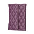 thumbnail image 1 of Adhesive Card Slots Holder Phone Pocket for Phone Case, PU Leather Wallet Sticker ID/Credit Card Holder with Magnetic Buttons for Phone Sleeve - Deep Purple, 1 of 6