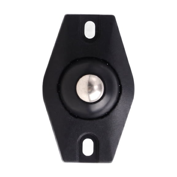 Adhesive Caster Wheel, No Drill Installation, 1 Pack Low Profile Ball Swivel Caster, for Storage Bins Organizer Boxes Furniture Base Smooth Silent Moving
