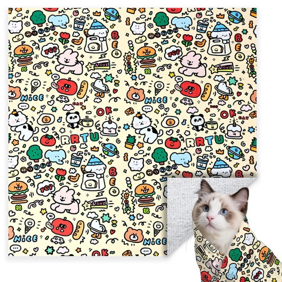 Adhesive Cat Grooming Bag, Special for Nail Trimming & Medication Administration, Cat Grooming Supplies