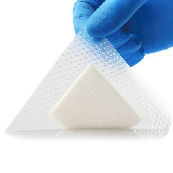 Adhesive Dressing Excel SAP Nonwoven / Silicone / Film 4 X 4 Inch Sterile (BX/10)
