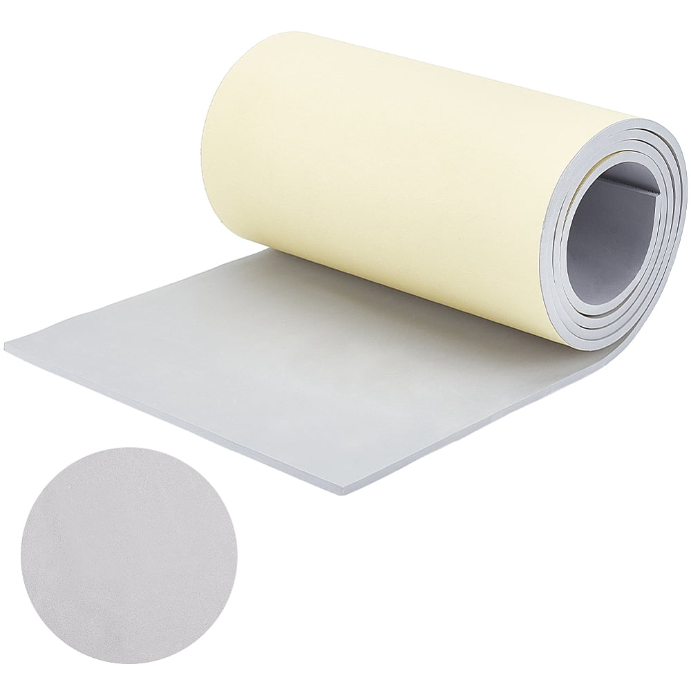 Adhesive EVA Foam Sheets for Art Supplies Paper Scrapbooking Cosplay Foamie Crafts Light Grey 300x6mm 2m/roll