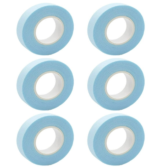 Adhesive Fabric Tape, Non-Woven Breathable Tape for Eye Lashes Tools, Professional Use And Personal Use, Comfortable Wearing Experience, Long-lasting Adhesive (6Pcs)