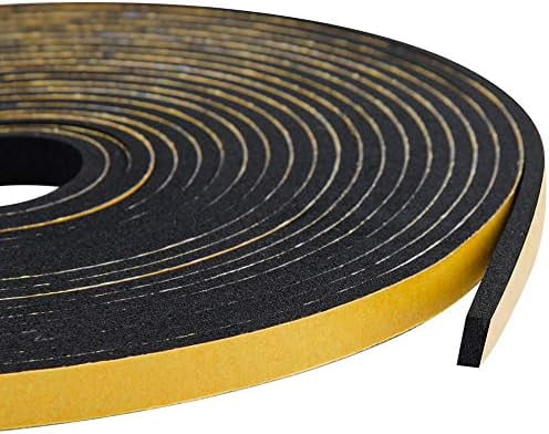Adhesive Foam Tape 3-Pack, 1/4 Inch Wide X 1/8 Inch Thick, High Density ...