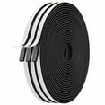 thumbnail image 1 of Adhesive Foam Tape-3 Rolls, Total 59 Feet Long 1/4 Inch Wide X 1/8 Inch Thick, Weather Stripping for Doors and Window High Density Foam Seal Tape Sliding Door Weather Strip,（3 X 19.7 Ft Each）, 1 of 6