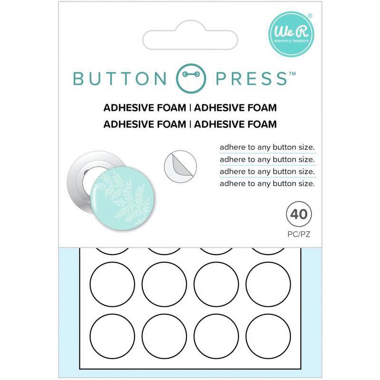 Adhesive Foam We R Memory Keepers Button Press